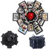 Anluomafuy Explosion Box Sorpresa, DIY Scatola Esplosione di Foto Fatte a Mano, Scatola Regalo, Scatole Regalo Rettangolare con Coperchio, per Anniversari, Matrimoni, Natale, Festa Della Mamma