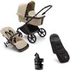 bugaboo Passeggino Fox Cub Complete Black/Desert Beige