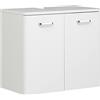 Pelipal Mobile lavabo Quickset 359 in bianco lucido, 60 cm di larghezza, senza lavabo con 2 ante