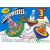 CRAYOLA ColourWhirls, la Trottola dei Colori, Set con 3 Trottole, Colori Assortiti, Sfide in Famiglia e con gli Amici, Gioco e Regalo Creativo per Bambini, da 6 anni, 74-7647