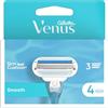 FABERGE Gillette Venus Lamette di Ricambio per Rasoio Donna, Confezione da 4 Lamette Con Striscia Lubrificante