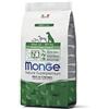 Monge Natural Superpremium Puppy And Junior Rich in Chicken, Cibo per Cani di Tutte Le Razze (Cibo Secco per Cani tra 32 e 80 kg, con Pollo, Molto Ricco di Fibre e vitamine, 3 kg)