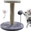 Generico Torre tiragraffi per gatti, torre per gatti per gatti interni - Tiragraffi per gatti grande | Giocattolo antigraffio per gatti, albero di attività per animali domestici con piume e palla a molla, prot