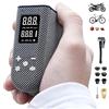 BOWEICORE Mini Pompa per Bicicletta, Automatica di Arresto Pompa Bici Elettrica, Ricaricabile Pompetta Bici Portatile con Manometro, Compatibile Valvola Presta e Schrader, 100 Psi