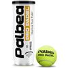 Palbea PRO PADEL - Palline Padel Approvate FIP - 1 Tubo x 3 Palle Padel con Feltro HV ad Alta Visibilità. Qualità Premium. Ideali per Allenamenti e Tornei Palle Pressurizzate, Durature e Veloci.
