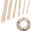 IGTOPS Rattan Naturale,500g (ca.140m) Diametro Opzionale Canna D'India Rattan Per Lavori Di Intreccio,Nastro Blu di Qualità Materiale per Lavori di Intreccio,Beige Tubo Intrecciato