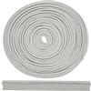 Aerzetix - C72052 - Nastro bordatore sbieco Banda Decorativa 4.5 Metri x 10mm - in Poliestere 50% e Cotone 50% - Colore Grigio Chiaro - passamaneria gallone Vestiti Cuscini trapunte