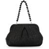 Ynport Crefreak Donne Paglia Borsa A Tracolla Tessuto A Mano Rattan Tote Bags Paglia Top Handle Borsa A Tracolla Estate Spiaggia Borsa Pochette Borsa, Nero