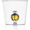 Ichendorf Milano Tumbler Cactus Fiore Rosa | Collezione Desert Plants | 35 cl | Vetro Borosilicato | Fatto a Mano