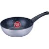FACKELMANN Padella per wok Essential Crisp, Ø 20 cm, in alluminio riciclato con rivestimento antiaderente in ceramica, perfetta per pasta, verdure e riso