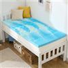 SINWEEK Coprimaterasso da 5 cm in memory foam a 5 zone, per dormitorio universitario, allevia la pressione, morbido, certificato CertiPUR-US, Twin XL/extra lungo