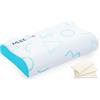 MLILY Cuscini per bambini in memory foam, regolabili, rinfrescanti, cuscini per il collo per dormire a sandwich CertiPUR-US, adatti per bambini, ragazzi e ragazze, perfetti per set da letto da viaggio