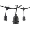 Brightium Catena di luci esterne 15 pezzi/E27 IP65 14.4M con boccole sospese, ideale per decorare giardini ed eventi all'aperto.