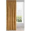 Eurofirany Tenda Di Velluto Super Morbido con Arricciatenda - 1 Pannello, Oscurante per Finestre, Drappeggio per Camera da Letto, Cucina, Soggiorno, 140x270 cm, Arancione