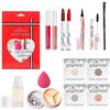 FantasyDay Set di Trucchi, FantasyDay Kit di Bellezza Cosmetici Kit per Occhi, Viso e Labbra - Natale Regalo Xmas Makeup Gift Set con Correttore, Rossetti, Lucidalabbra, Palette Ombretti, Mascara, Trousse, Fard