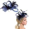 Cosiesnest Cappelli Cerimonia Accessori Capelli Sposa Piume e Tulle Fascinatori per Donne Cerchietto Capelli Donna Cappelli Cerimonia 1 * Cappelli da Nozze per Donne + 1 * Fascia da Capelli