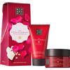 RITUALS Ayurveda Pink Salt Indian Rose Scrub 125 g e crema corpo 70 ml mini set regalo