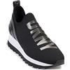 DKNY Abbi-Slip On Sneak, Scarpe da Ginnastica Donna, Nero e Bianco, 36 EU