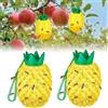 Giugio Set di 2 trappole per vespe, Wasp Trap Outdoor Hanging, trappola vespe, Pineapple Shape Wasp Bee Traps Repellent Outdoor Wasp Deterrent Killer Insect Catcher, vespe per appoggiare e appendere