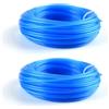 PLULON 2 Rotoli di Filo per Decespugliatore 1,6 mm x 20 m Linea Rotonda per Decespugliatore Filo per Decespugliatore Cavo per Decespugliatore Resistente per Decespugliatori Elettrici da Giardino, Blu