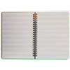 tipome Quaderno Blocco con spirale in formato A5 15x21cm con 10 righe pentagramma