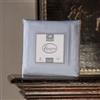 Cassera Casa - Lenzuola Sotto Con Angoli Elastici, 100% Percalle di Cotone 200Tc, Prodotto in Italia, Tinta Unita 18 Colori, Facile Stiro,Matrimoniale - 160x200+28 Azzurro Cielo