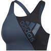 Adidas ULT Alph Bos B, Reggiseno Sportivo Unisex-Adulto, Legacy Blue/Black, 2XS