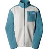 The North Face NF0A88429IE1 Women's Yumiori Full Zip Maglia Lunga Donna White Dune/Algae Blue/M Taglia XL