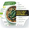 Agricola Miglioretti Zuppa Biologica di Ceci e Cavolo Nero Pronta in 3 Minuti - Vegana, Senza Glutine e Senza Conservanti per un Pasto Sano e Delizioso