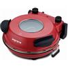 Improve, Forno pizza IMPFEP33BPB, Rosso, Pietra Refrattaria, Potenza 1200W, Termostato Regolabile con 5 Livelli di Cottura