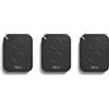Générique NICE FLO2RE - Telecomando per cancelli e porte da garage, 2 canali 433.92 MHz, codice Rolling compatibile con ricevitori flox2r/floxi2r/ox2/ox4t/oxibd (nero set di 3 telecomandi)