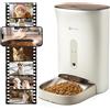 Amicura F1 Pro Distributore Automatico Cibo Gatti e Cani con Telecamera HD 2K & Visione Notturna a 160°, 4.5L Dispenser Crocchette Gatto con WiFi 2.4G/5G, Antiblocco, Freschezza Tripla, Controllo APP