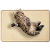 Generico SHOPPALOPET - Tappeto Tiragraffi Gatti, Protezione Graffi Divano, 60x40, Strappo Adesivo Proteggi poltrona, Gioco Per Gatti, Sisal Naturale - Marrone Chiaro