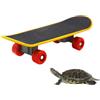 RmKbe Tartaruga Formazione Skateboard Giocattolo Mini Walking Rettile Skateboard Giocattoli Tartaruga Veloce Skate Accessorio Tartaruga Divertente Skateboard per Pet Turtle