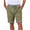 riverso RIVAngelo Bermuda Pantaloncini corti da uomo, elasticizzati, vestibilità normale, estivi, nero, beige, grigio, blu, navy, verde, S, M, L, XL, XXL, 3XL, 4XL, 5XL, Oliva, 5XL