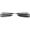 GSRECY Griglia per paraurti anteriore, fendinebbia e prese d'aria compatibile con Mercedes Classe C W205, C180, C200, C260, 2015-2018