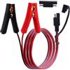 LANMINGLEL Crocodile Clip al connettore SAE, 12V 24V Batteria Crocodile Clip al Cavo di Estensione del connettore SAE, con SAE inversione di polarità Adapter, per Moto, Auto, Carica Solare(1M) A