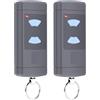 Wepai 868MHz Telecomando Cancello compatibile con Hörmann,2 Pezzi Telecomando per Cancelli per Telecomando Hörmann HSE2-868, HSM4-868, HS4-868,2 Canali