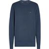 Tommy Hilfiger Essential Structure Crew Neck Mw0Mw36347, Maglione Pullover, Uomo, Blu (Aegean Sea Heather), L