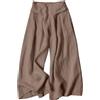 EJIMUQO Pantaloni Tuta Mimetici Donna Pantaloni Neri per Cameriera Donna Pantalone Donna Elegante Elasticizzato Pantaloni Ginnastica Donna Cotone Gonna Pantalone Donna Lunga Denim