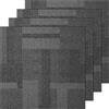 VEVOR Quadrotte in Moquette Riutilizzabili, 610 x 60 mm Moquette Quadrata con Imbottitura Attaccata, Quadrotte in Moquette Morbida Imbottita, per Camera da Letto Soggiorno 24 Piastrelle, Grigio Misto