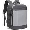 Xkdoai Zaino per Ryanair 40x20x25 Zaino da Viaggio Aereo Bagaglio a Mano Borsone da Cabina Borsa da Viaggio Zaini Impermeabile 14 Pollici Zaino Porta PC con Zaino Antifurto 20L