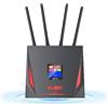 KuWFi mobile 4G LTE router wifi con SIM, supporto LTE-TDD/LTE-FDD 300Mbps antenna ad alta velocità per lavorare per la rete 4G wireless, supporto 3 Italia/Vodafone, supporto Port Forwarding/DMZ
