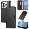 KKEIKO Cover per Redmi Note 14 5G / Xiaomi Poco M7 Pro 5G, Antiurto Custodia in PU Pelle con Blocco RFID, Magnetico Protettiva Cover per Redmi Note 14 5G / Xiaomi Poco M7 Pro 5G, Nero