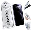 Generico Evo Tech for iPhone Invisible Artifact Screen Protector, Evotech Protection Ecran, HD Anti-Peep Privacy Screen Protector Silk Screen Bubble-Free Room Tempered Film for iPhone (Privacy,15)