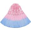 Aokbean 50 mini nappe in seta per artigianato fai da te segnalibro carino creazione di gioielli con perline, orecchini per ragazze, portachiavi, laurea, piccole chiavi, nastro lungo tessuto da cucire