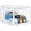 Uniclife Cassetta per Medicinali con Serratura a Combinazione da 13 L, Contenitore Grande Bloccabile per Farmaci, Oggetti Personali, Cibo e Snack, Scatola Frigo Impilabile per Casa Ufficio Scuola