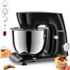 Vezzio Impastatrice Planetaria, 1500W Robot da Cucina Multifunzione, 5.5L 10 Velocità Impastatrice Professionale con Frusta, Gancio per Impastare, Frusta per Dolci, Ciotola di Acciaio Inossidabile