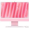 Apple iMac 24"Retina Display 4,5K, Chip M4 con CPU 8‑core, GPU 16GB, 256GB SSD, Rosa [MWUG3T/A]