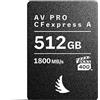 Angelbird Technologies Memoria flash Angelbird Technologies AV PRO CFexpress A 512 GB tipo [AVP512CFXAMK2]